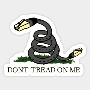 Don't Tread on Net | Net Neutrality Sticker